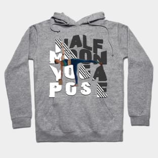 Half moon yoga pose Hoodie